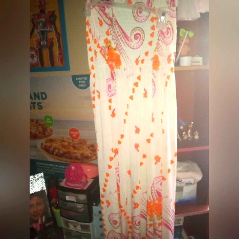 Floor length sun dress